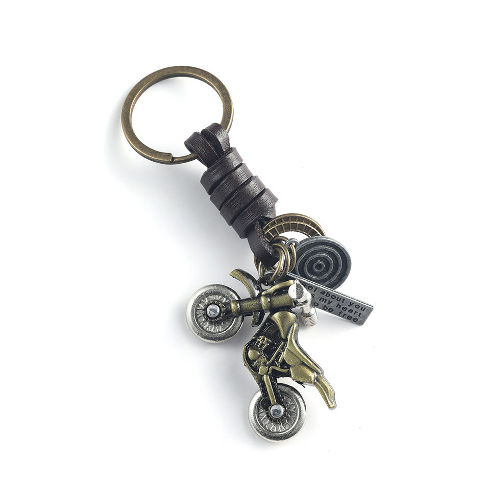 Wholesale Airplane Harley Motorcycle Braided Keychain